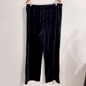 NWT LRL Ralph Lauren Purple Velour Pull On Pant size XL